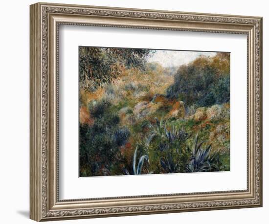Algerian Landscape: the Ravine De La Femme Savage-Pierre-Auguste Renoir-Framed Premium Giclee Print