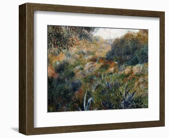 Algerian Landscape: the Ravine De La Femme Savage-Pierre-Auguste Renoir-Framed Premium Giclee Print