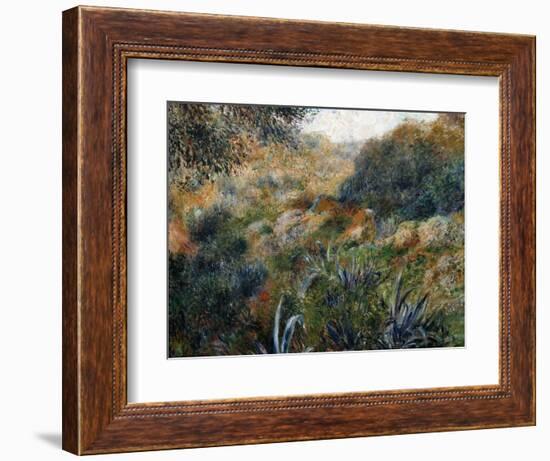 Algerian Landscape: the Ravine De La Femme Savage-Pierre-Auguste Renoir-Framed Premium Giclee Print