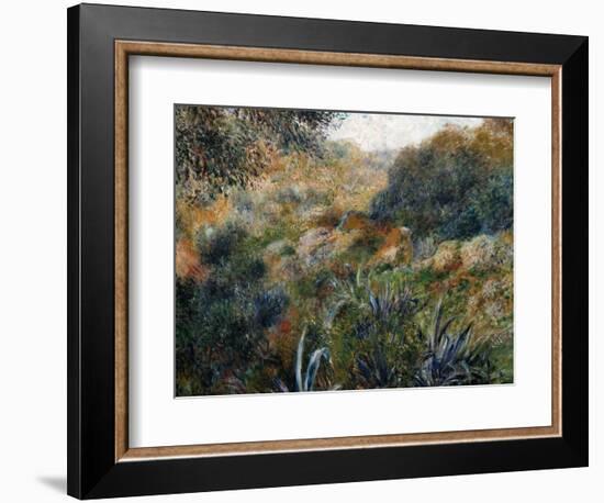 Algerian Landscape: the Ravine De La Femme Savage-Pierre-Auguste Renoir-Framed Premium Giclee Print