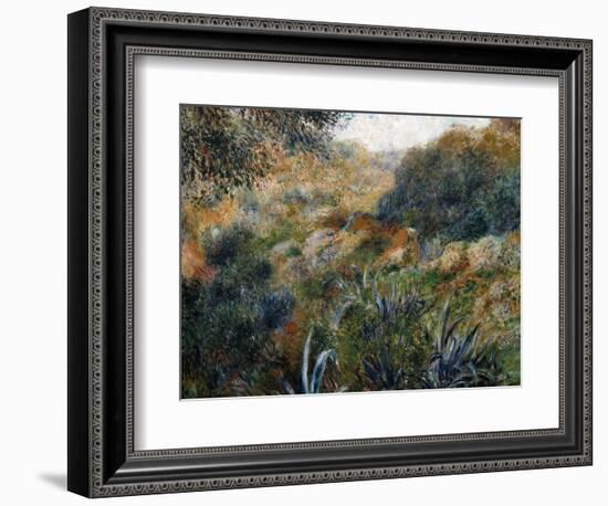 Algerian Landscape: the Ravine De La Femme Savage-Pierre-Auguste Renoir-Framed Premium Giclee Print