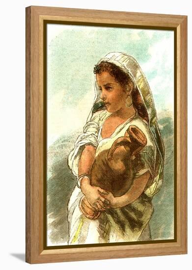 Algerian Maiden, 1885, Algeria-null-Framed Premier Image Canvas