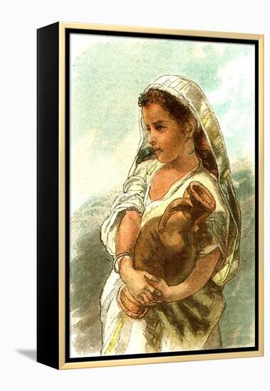 Algerian Maiden, 1885, Algeria-null-Framed Premier Image Canvas