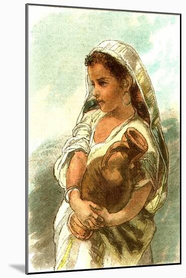 Algerian Maiden, 1885, Algeria-null-Mounted Giclee Print