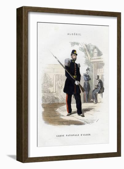 Algerian National Guard; French Army in Algeria-Dumont-Framed Giclee Print