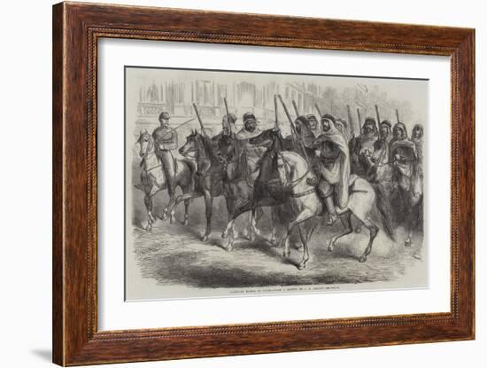 Algerian Spahis in Paris-Jean Adolphe Beauce-Framed Giclee Print