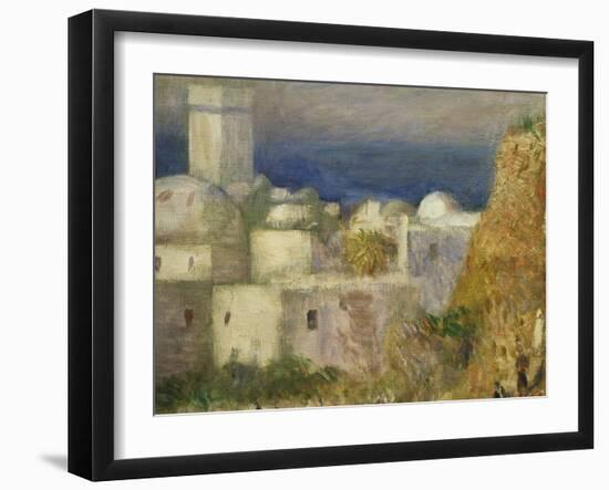 Algerian Village, from La Mosquée, Ou Fête Arabe, the Mosque or Arab Festival, 1881, Detail-Pierre-Auguste Renoir-Framed Giclee Print