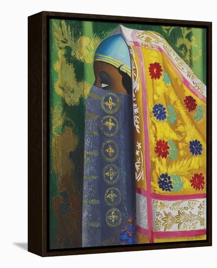 Algerian Woman-Joseph Stella-Framed Stretched Canvas