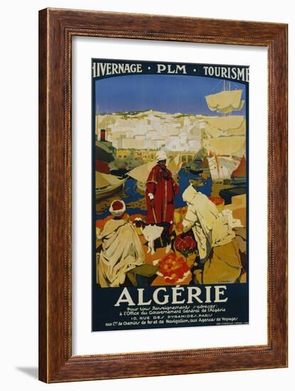 Algerie Poster-Leon Cauvy-Framed Giclee Print