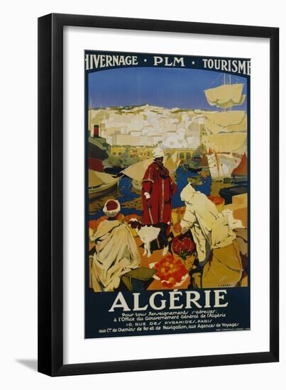 Algerie Poster-Leon Cauvy-Framed Giclee Print