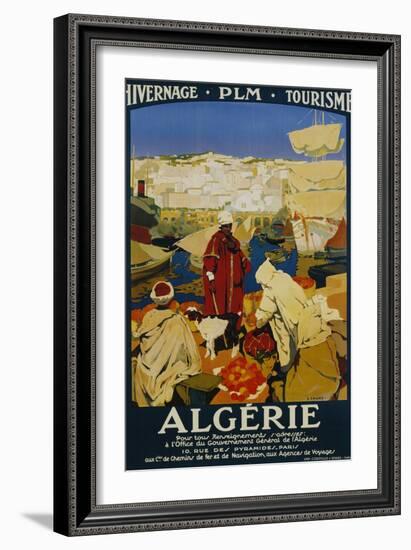 Algerie Poster-Leon Cauvy-Framed Giclee Print