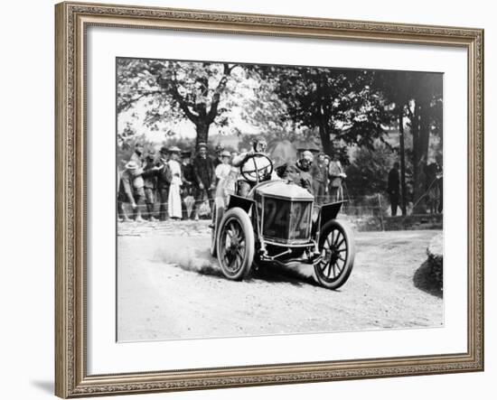 Algernon Guinness Driving a Minerva in the Circuit Des Ardennes, 1907--Framed Photographic Print