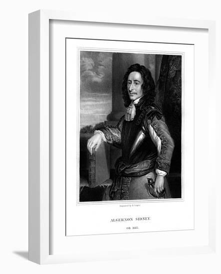 Algernon Sydney, English Politician-R Cooper-Framed Giclee Print