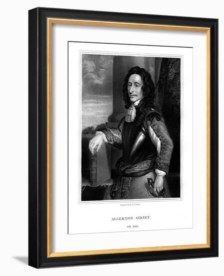 Algernon Sydney, English Politician-R Cooper-Framed Giclee Print