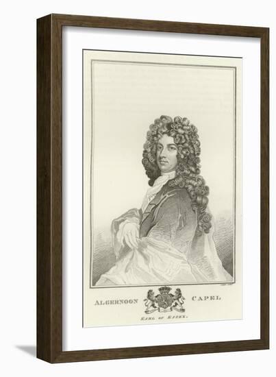 Algernoon Capel, Earl of Essex-Godfrey Kneller-Framed Giclee Print