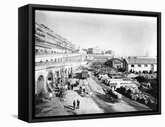 Algierian Railway-null-Framed Premier Image Canvas