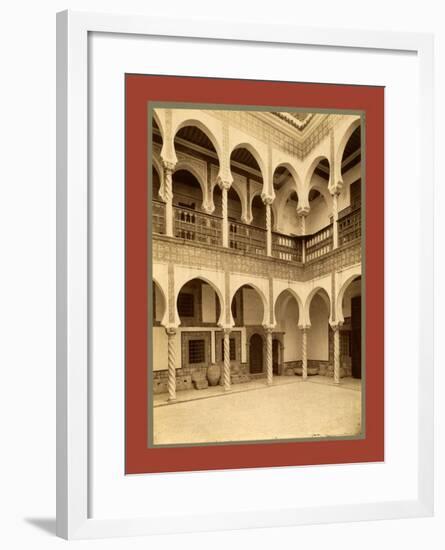 Algiers Court-Etienne & Louis Antonin Neurdein-Framed Giclee Print