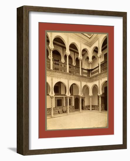 Algiers Court-Etienne & Louis Antonin Neurdein-Framed Giclee Print