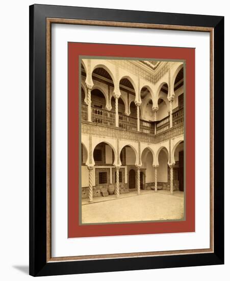 Algiers Court-Etienne & Louis Antonin Neurdein-Framed Giclee Print