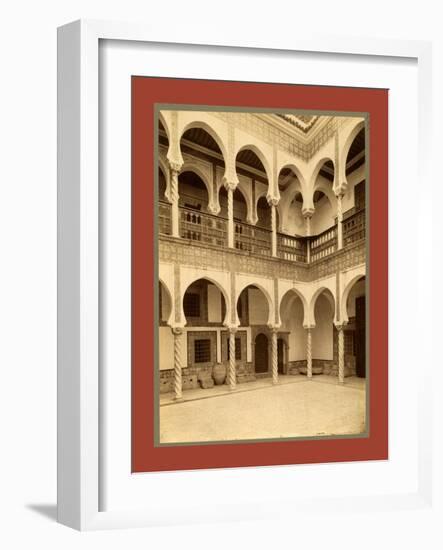 Algiers Court-Etienne & Louis Antonin Neurdein-Framed Giclee Print