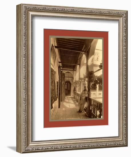 Algiers Gallery, a Moorish House-Etienne & Louis Antonin Neurdein-Framed Giclee Print