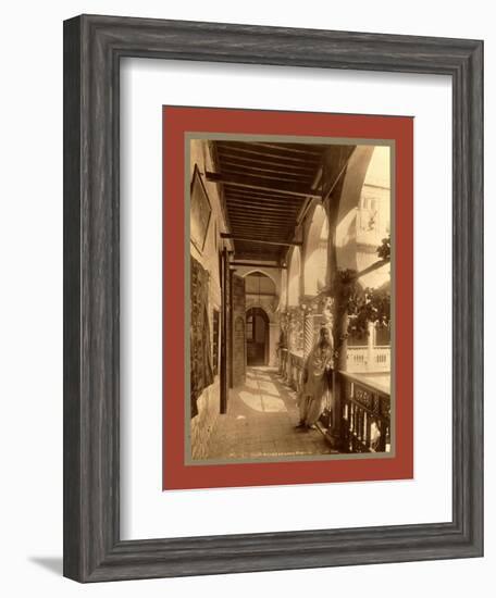 Algiers Gallery, a Moorish House-Etienne & Louis Antonin Neurdein-Framed Giclee Print