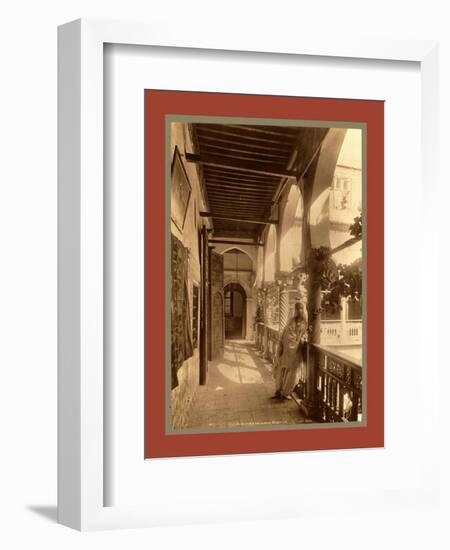 Algiers Gallery, a Moorish House-Etienne & Louis Antonin Neurdein-Framed Giclee Print