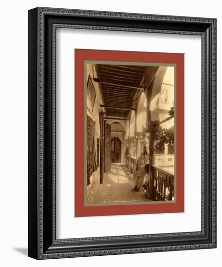 Algiers Gallery, a Moorish House-Etienne & Louis Antonin Neurdein-Framed Giclee Print