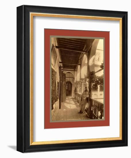 Algiers Gallery, a Moorish House-Etienne & Louis Antonin Neurdein-Framed Giclee Print