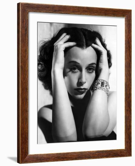 Algiers, Hedy Lamarr, 1938-null-Framed Photo