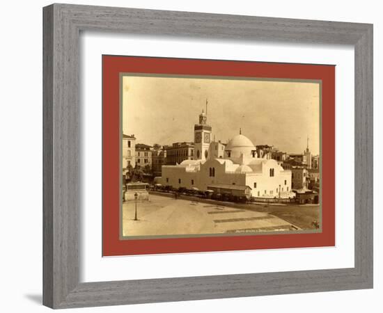 Algiers Mosque El-Djedid-Etienne & Louis Antonin Neurdein-Framed Giclee Print