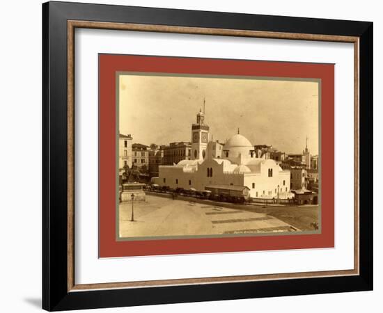 Algiers Mosque El-Djedid-Etienne & Louis Antonin Neurdein-Framed Giclee Print