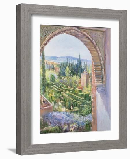 Alhambra Gardens-Timothy Easton-Framed Giclee Print