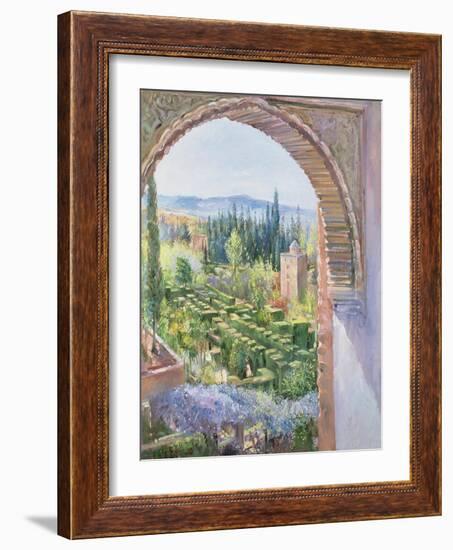 Alhambra Gardens-Timothy Easton-Framed Giclee Print