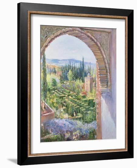 Alhambra Gardens-Timothy Easton-Framed Giclee Print