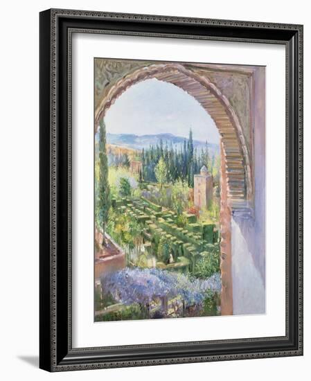 Alhambra Gardens-Timothy Easton-Framed Giclee Print