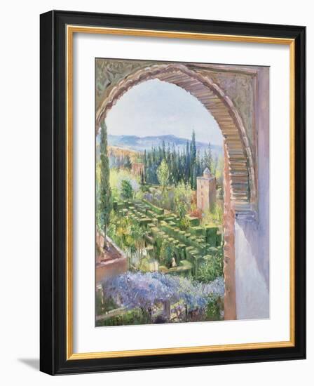 Alhambra Gardens-Timothy Easton-Framed Giclee Print