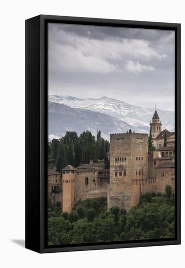 Alhambra, Granada, Province of Granada, Andalusia, Spain-Michael Snell-Framed Premier Image Canvas