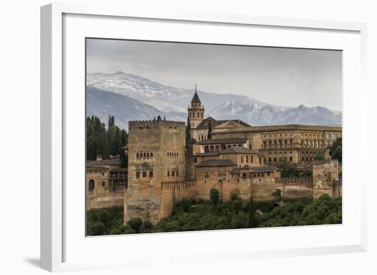 Alhambra, Granada, Province of Granada, Andalusia, Spain-Michael Snell-Framed Photographic Print