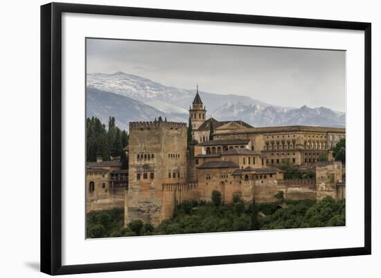 Alhambra, Granada, Province of Granada, Andalusia, Spain-Michael Snell-Framed Photographic Print