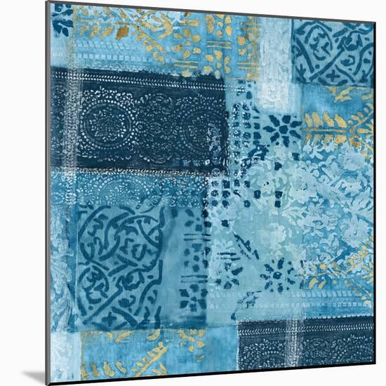 Alhambra II Indigo-Hugo Wild-Mounted Art Print