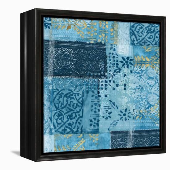 Alhambra II Indigo-Hugo Wild-Framed Stretched Canvas