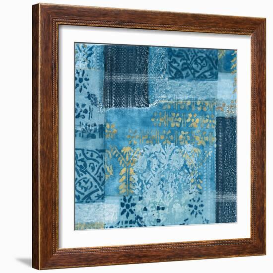 Alhambra III Indigo-Hugo Wild-Framed Premium Giclee Print