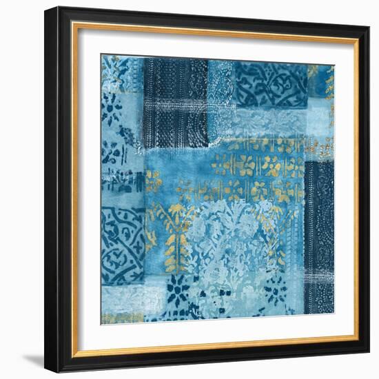 Alhambra III Indigo-Hugo Wild-Framed Premium Giclee Print