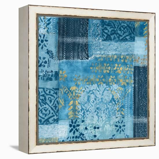 Alhambra III Indigo-Hugo Wild-Framed Stretched Canvas