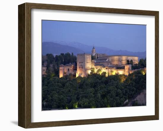 Alhambra Palace, Granada, Granada Province, Andalucia, Spain-Alan Copson-Framed Photographic Print