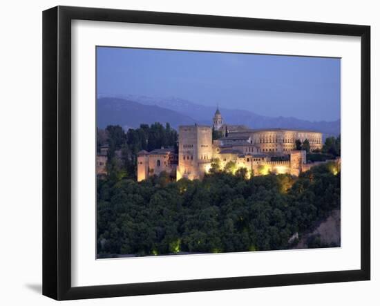 Alhambra Palace, Granada, Granada Province, Andalucia, Spain-Alan Copson-Framed Photographic Print