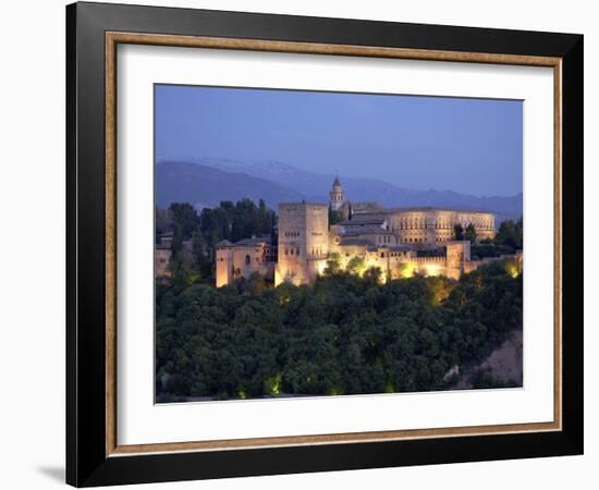 Alhambra Palace, Granada, Granada Province, Andalucia, Spain-Alan Copson-Framed Photographic Print