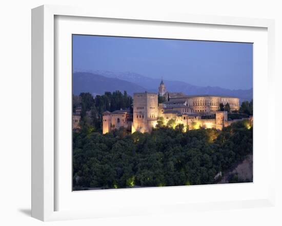 Alhambra Palace, Granada, Granada Province, Andalucia, Spain-Alan Copson-Framed Photographic Print