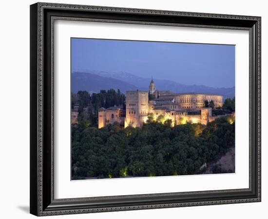 Alhambra Palace, Granada, Granada Province, Andalucia, Spain-Alan Copson-Framed Photographic Print